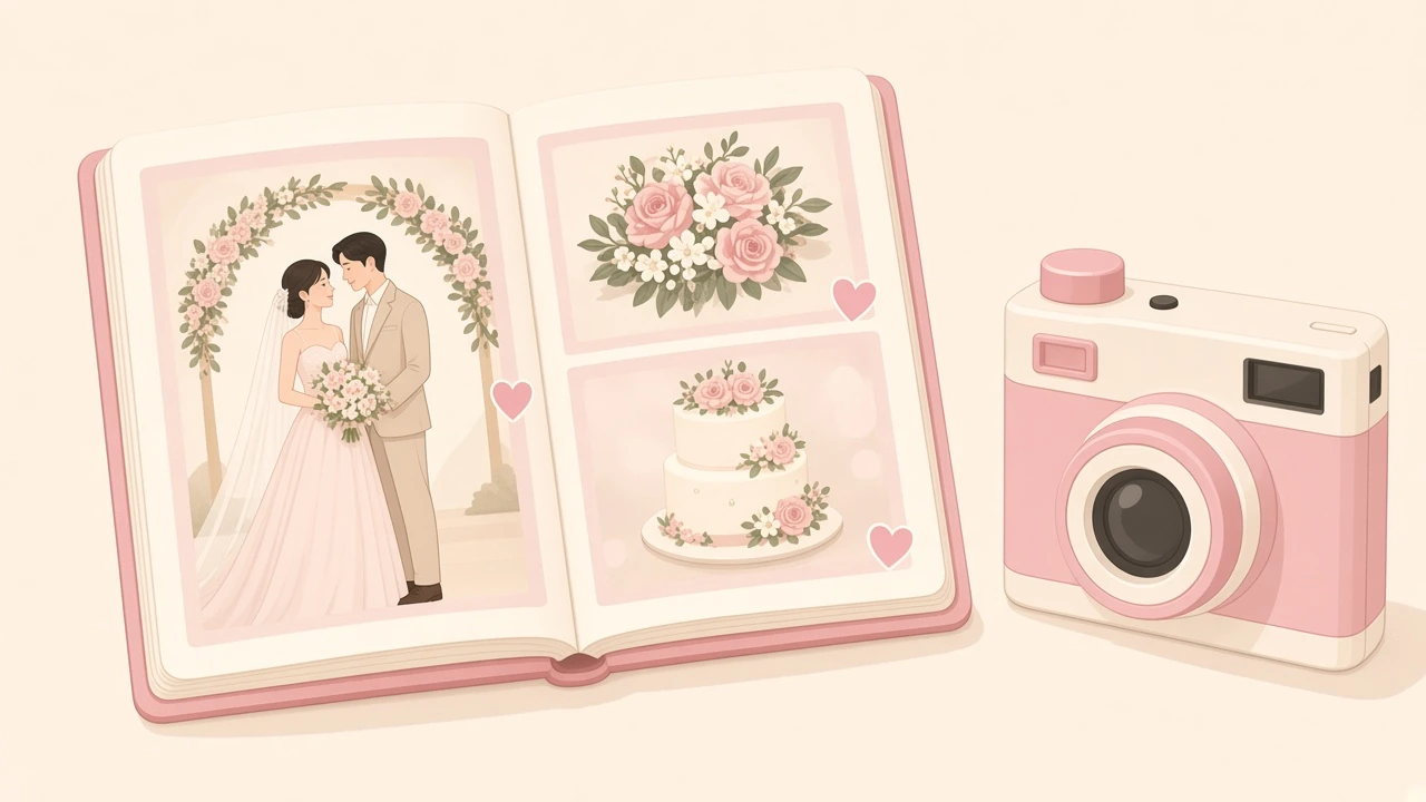 Wedding photos album